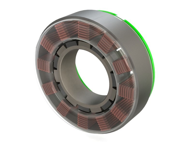 Frameless BLDC motor rotor-stator set